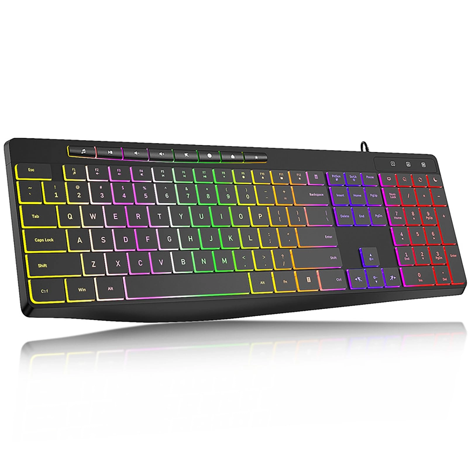 rayihni Wired Gaming Keyboard - Wired