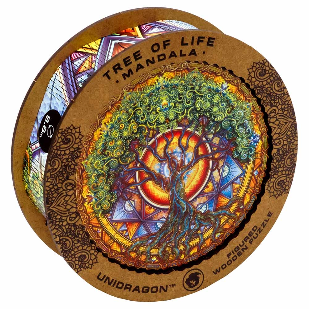 Mandala Tree Of Life Wooden Puzzle (4107390-Tree_Of_Life_M) - 200 pcs