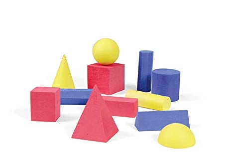 Foam Geometric Solid Blocks - 5 - 10 years 12 pieces