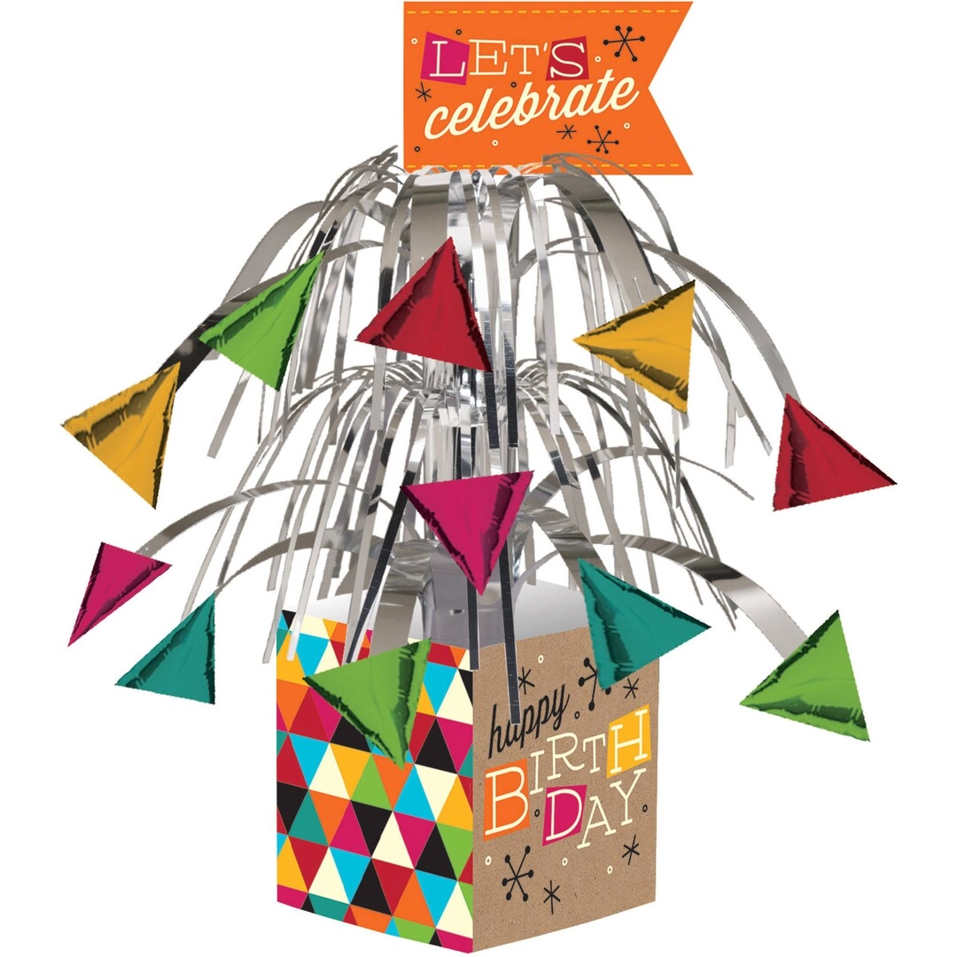 Party Zone Kraft Centerpiece Foil Cascade