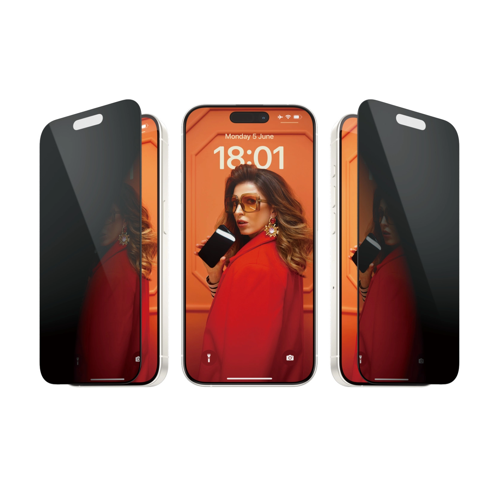 PanzerGlass Privacy Screen Protector for iPhone 15 Pro