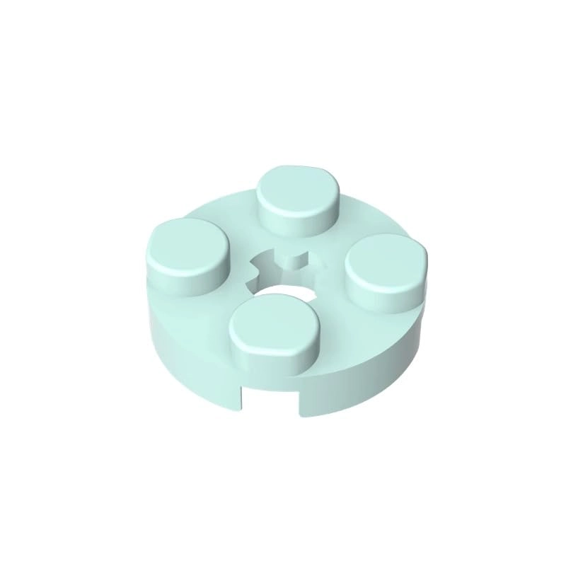 GDS-609 Plate Round 2x2 with Axle Hole Type 1 - 50pcs