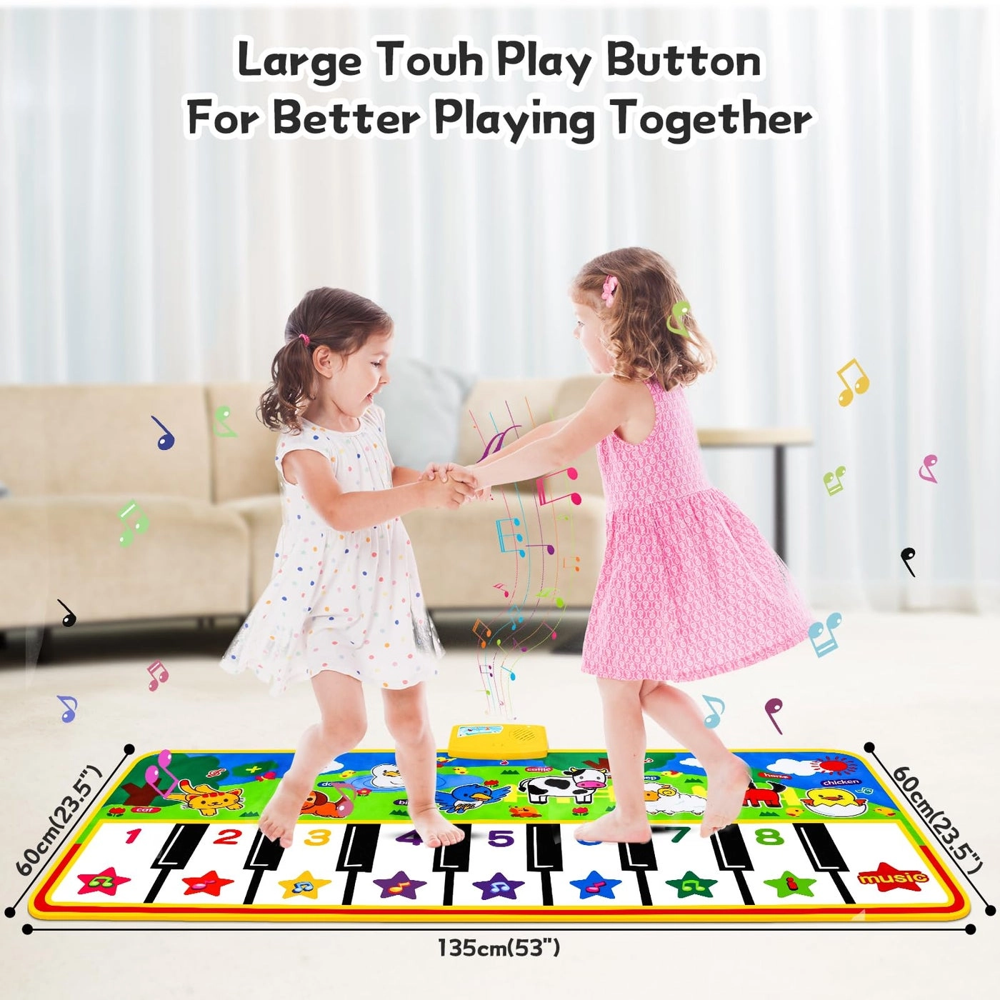 Piano Mat - 24 preloaded sounds 1-5 Years Old