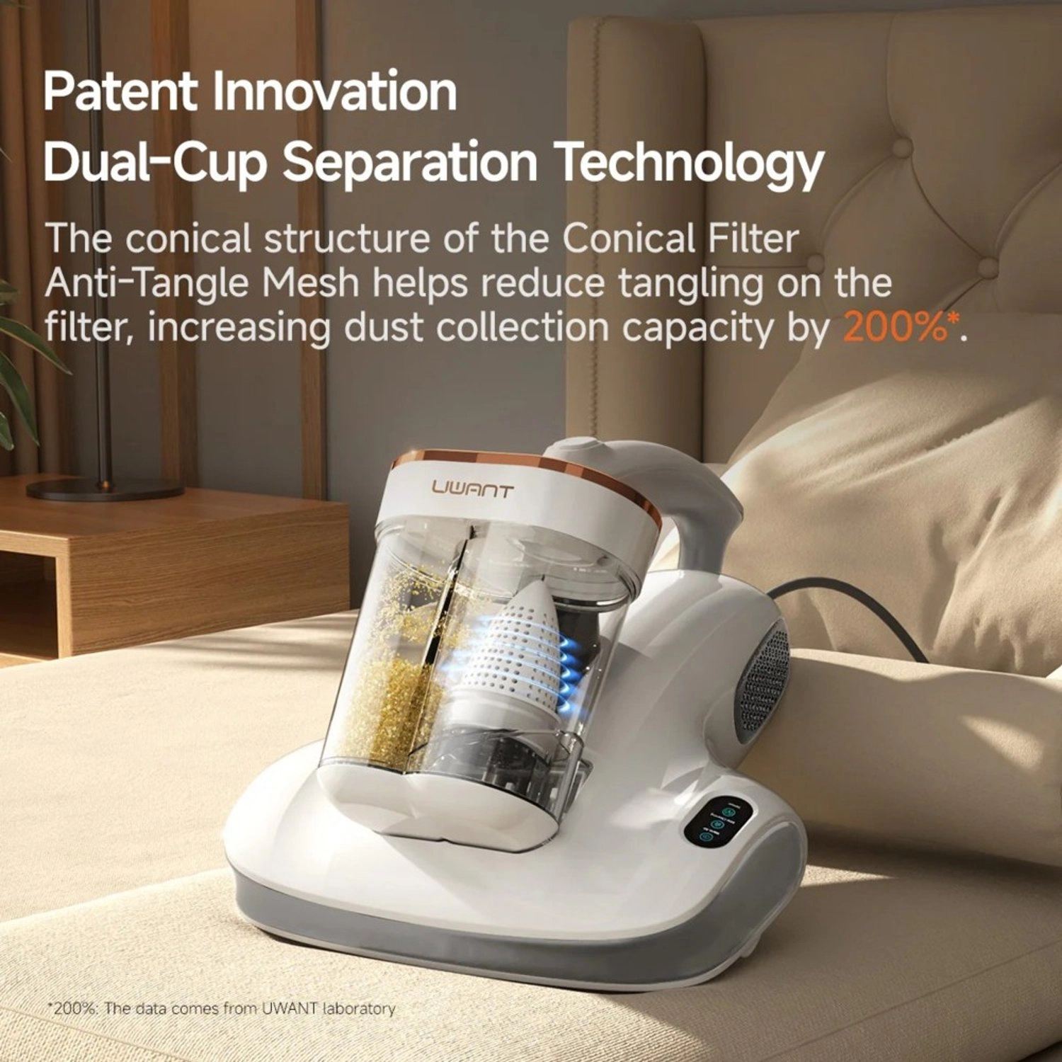 M400 - Dual Cup Dust Mite