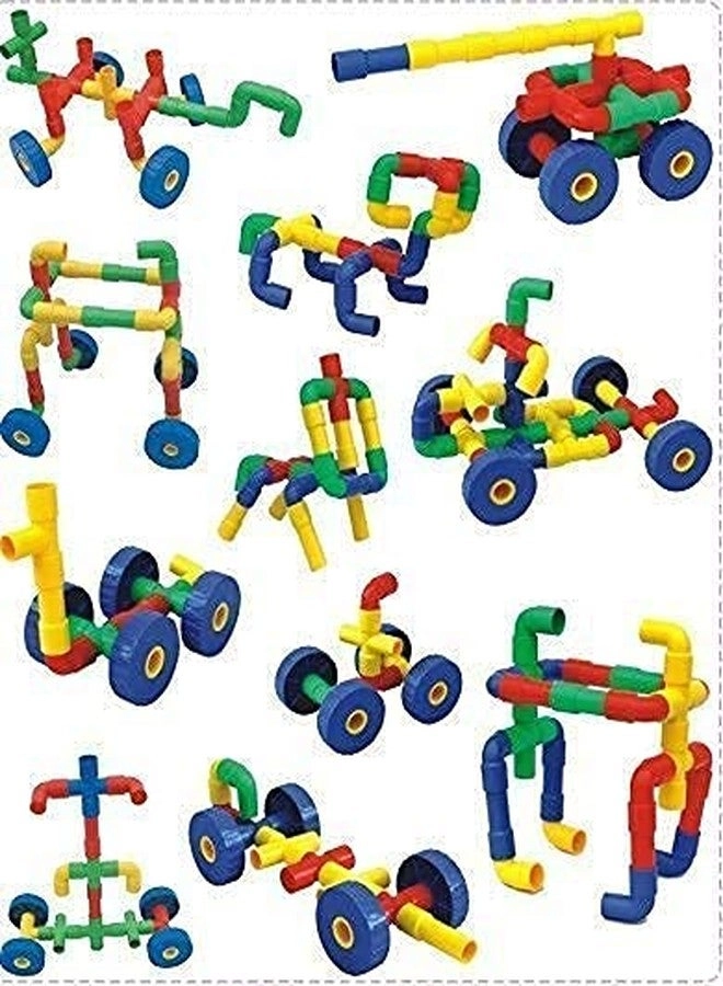 Hexa Building Blocks - 90 pcs Hexagon Block, 85 pcs Pipe Block