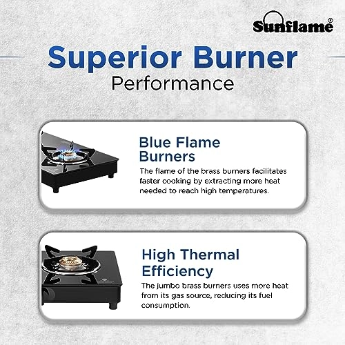 Crystal Nova LPG STOVE CRYSTAL 2B NOVA BK GAS Cooker