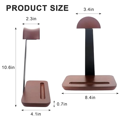 Headphone Stand for Over-Ear Headphones - Tripod Base