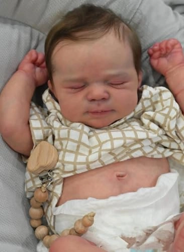 Pascale Reborn Baby Doll - 18 inch Vinyl sleeping Ages 3+