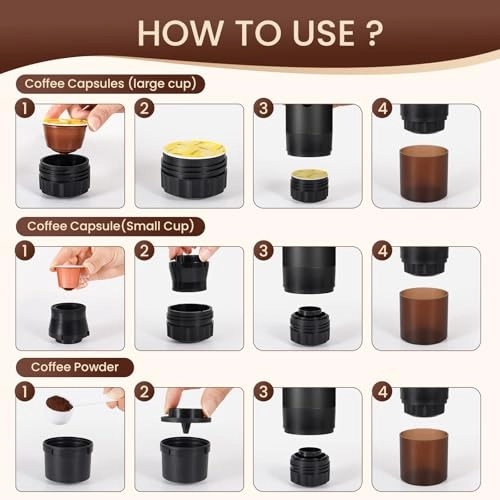 LM299N - 90 ml Large Capsules Small Capsules Ground Coffee