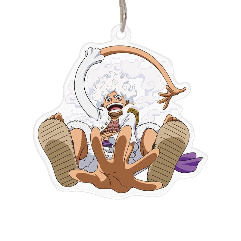 Acryl Luffy Gear 5 Keychain - One Piece