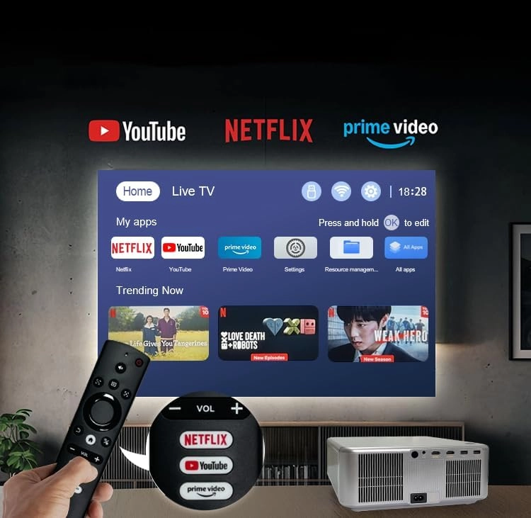 Quadra 4K HDR10+ GTVS 30,000 Lumens