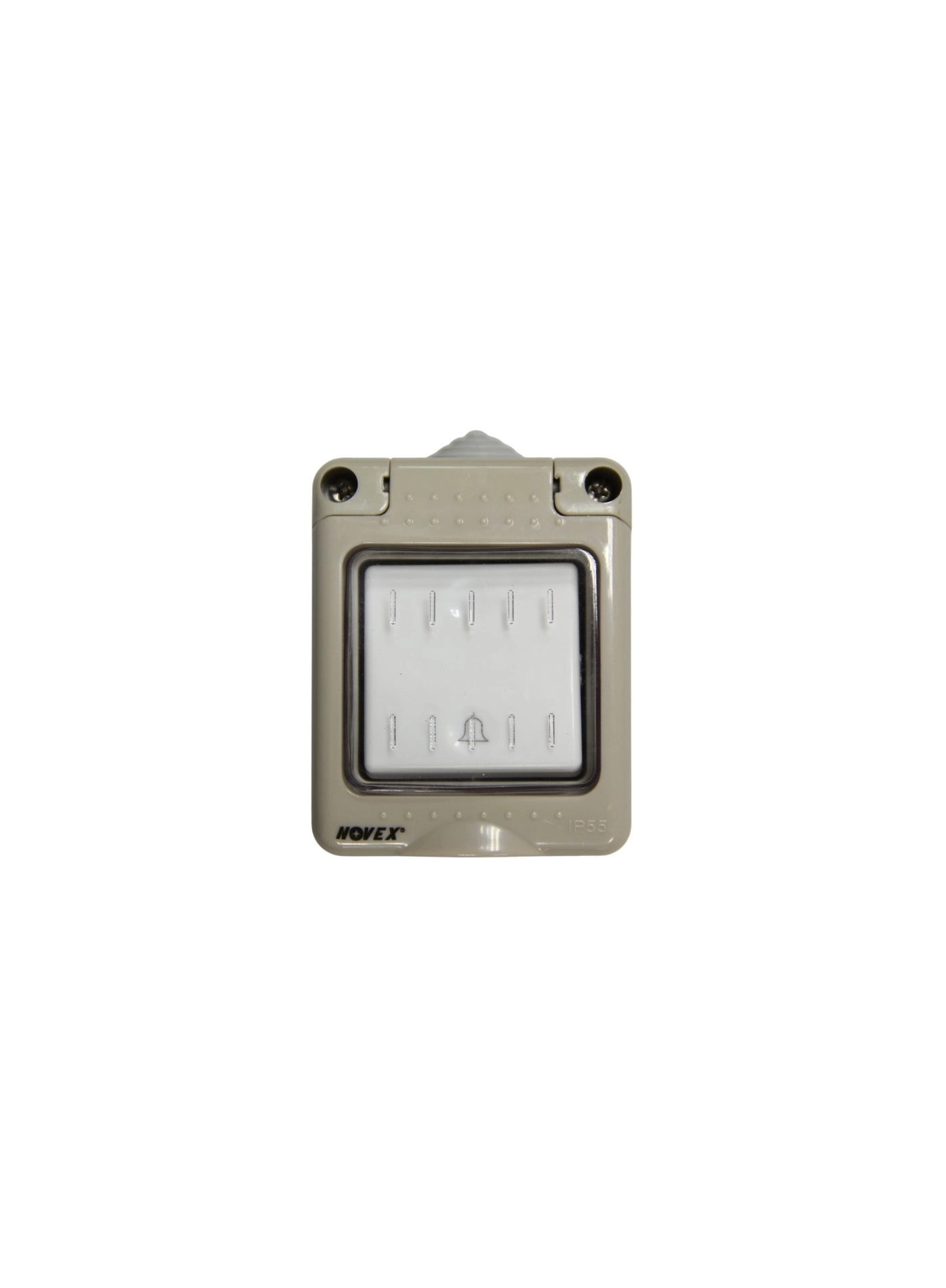 NOVEX NV017WP Bell Push Switch - 10A IP55