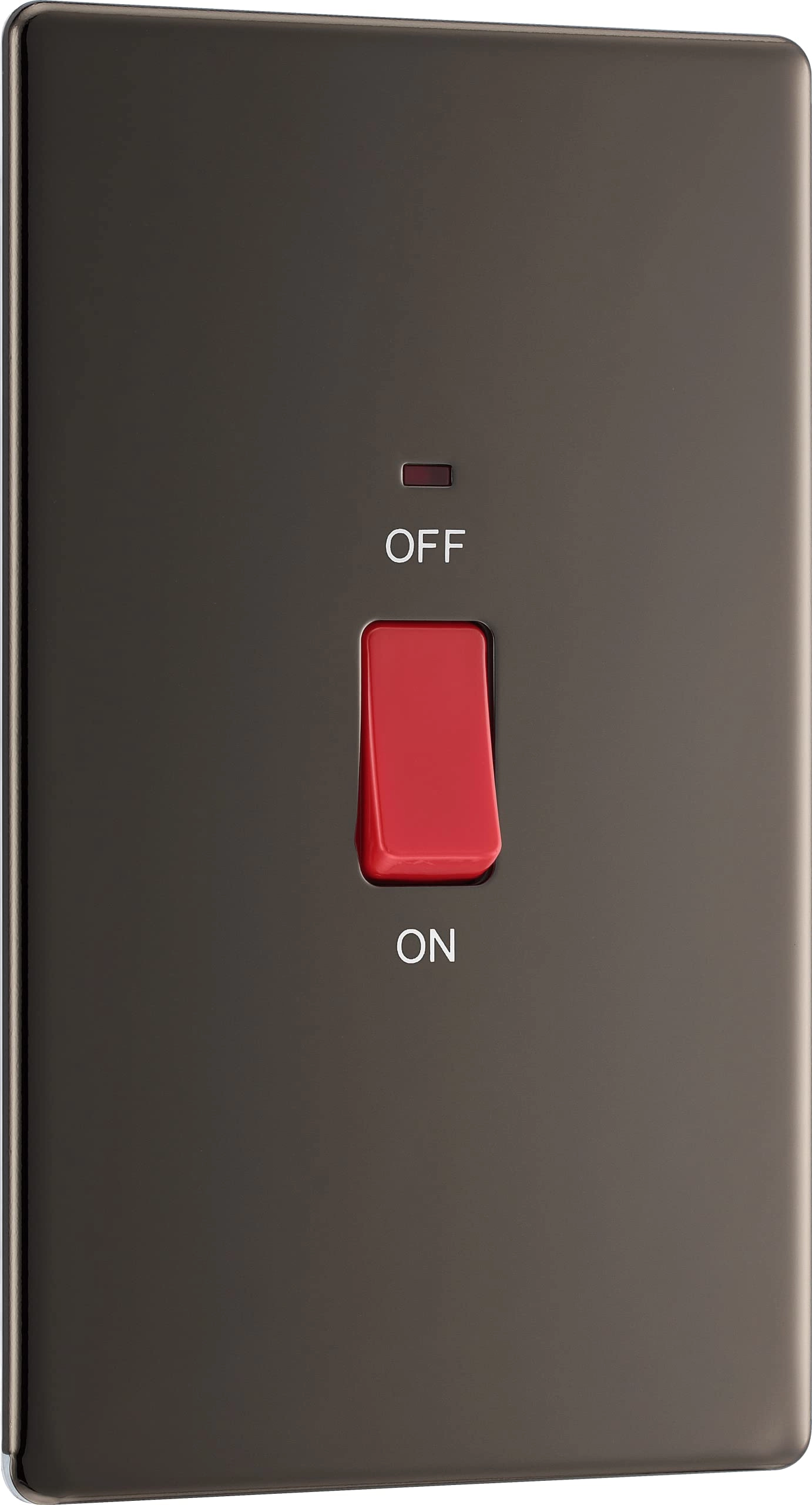 BG Electrical Cooker Control Switch Unit - 45A Double Pole Double Plate