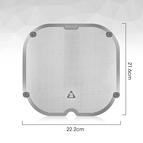Air Fryer Splatter Guard - Stainless Steel 1 x air fryer grid and 4 x heat resistant magnets