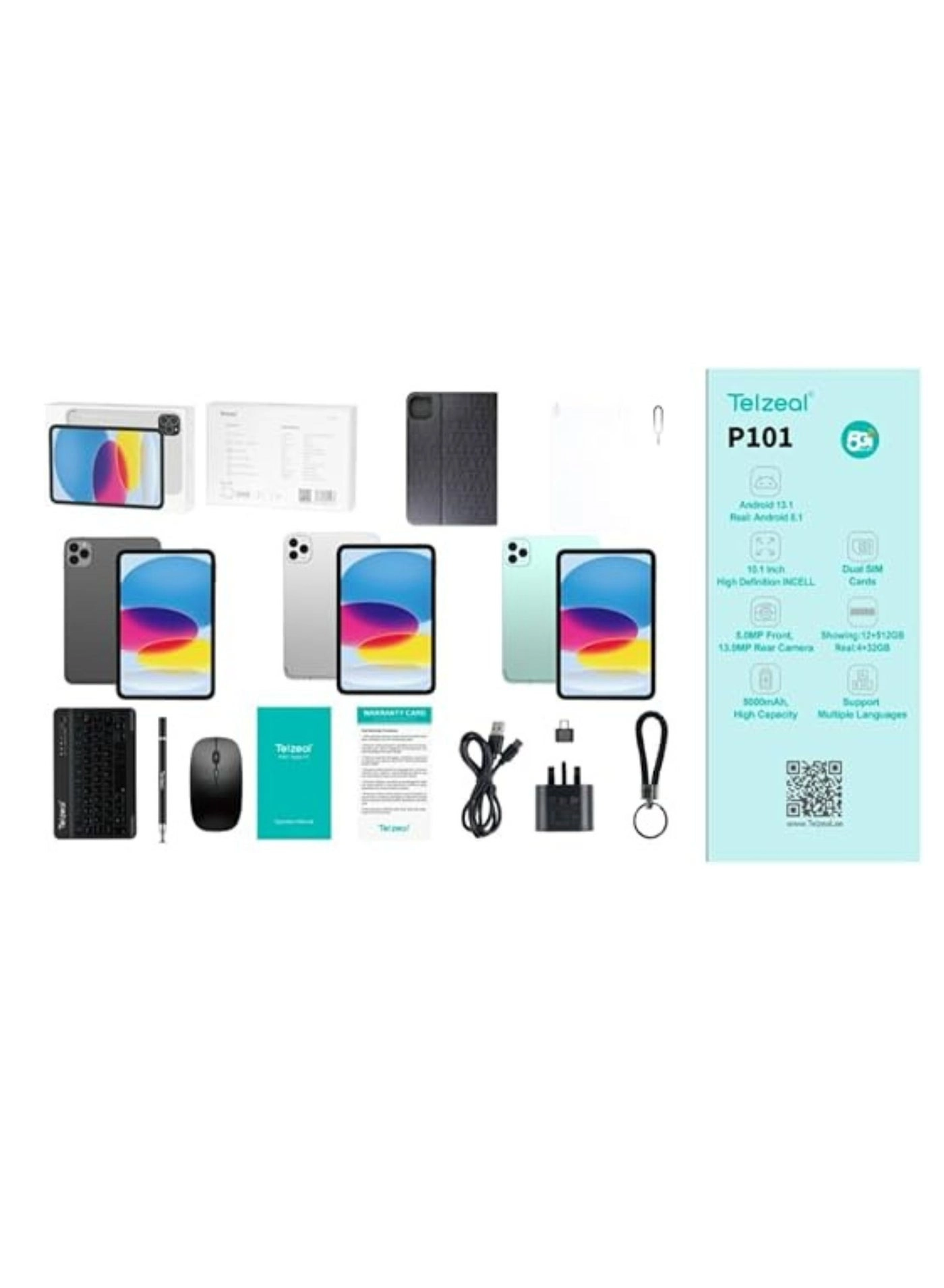 P101 - 512GB 10.1" Bundle