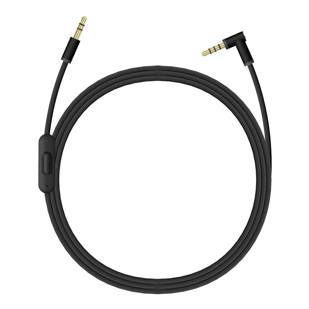 QKIIP Audio Cable for Solo/Studio/Pro/Detox/Wireless/Mixr Headphones - In-line Microphone and Control