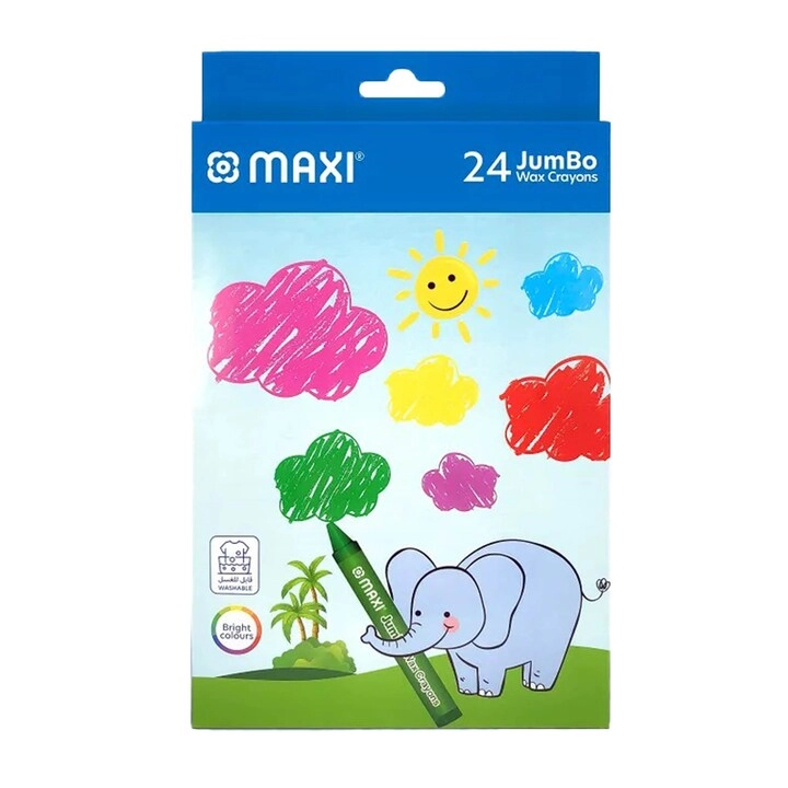 Maxi Jumbo Wax Crayons - 24 piece(s)