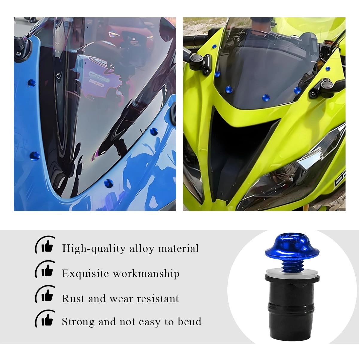 Motorcycle Windshield Bolts Screws Kit