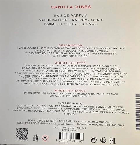 Vanilla Vibes - Eau de Parfum 50 ml