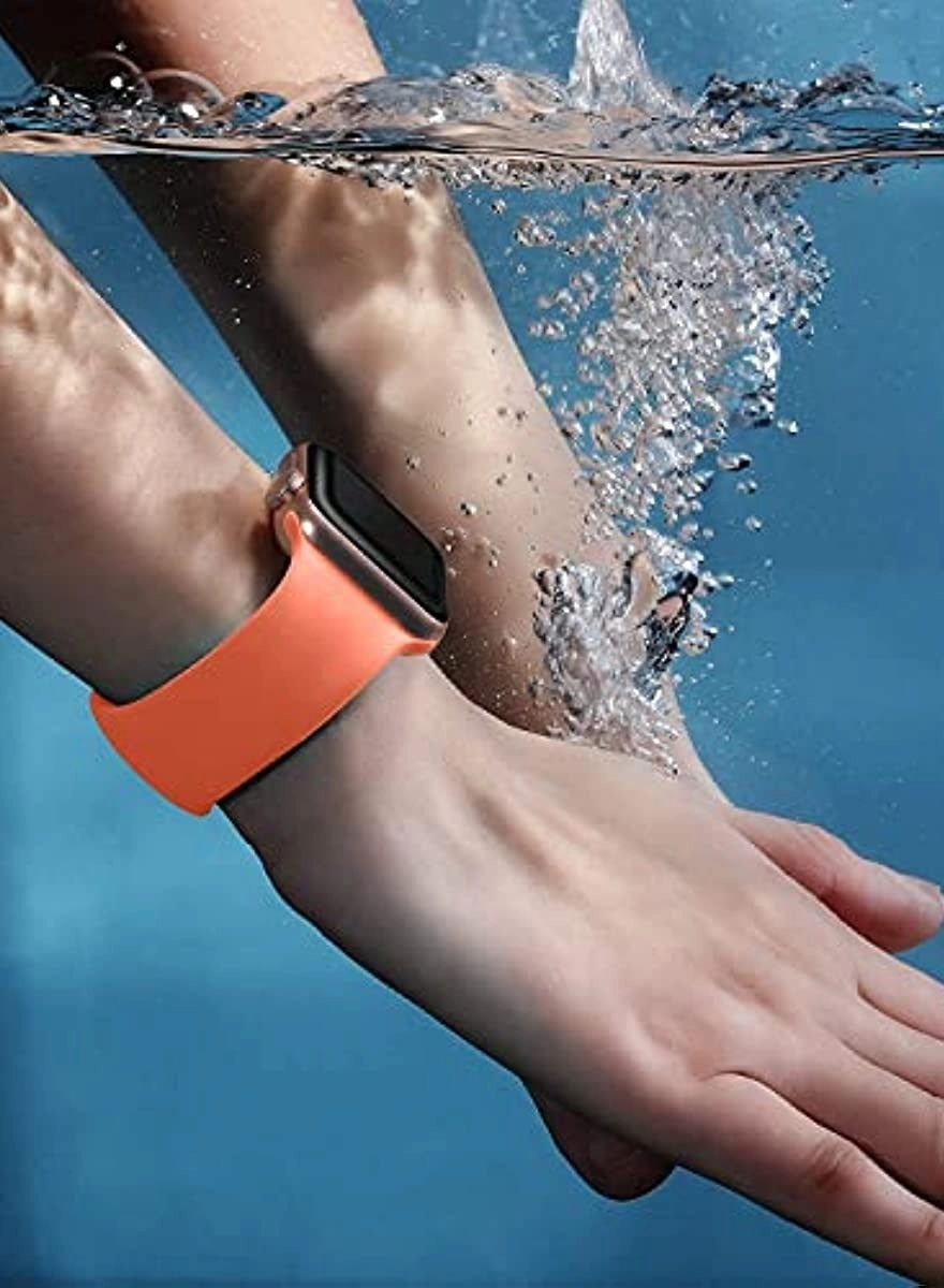 Silicone Sport Watch Band for Apple Watch Series Ultra/8/7/6/5/4/3/2/1/SE (38/40/41mm)