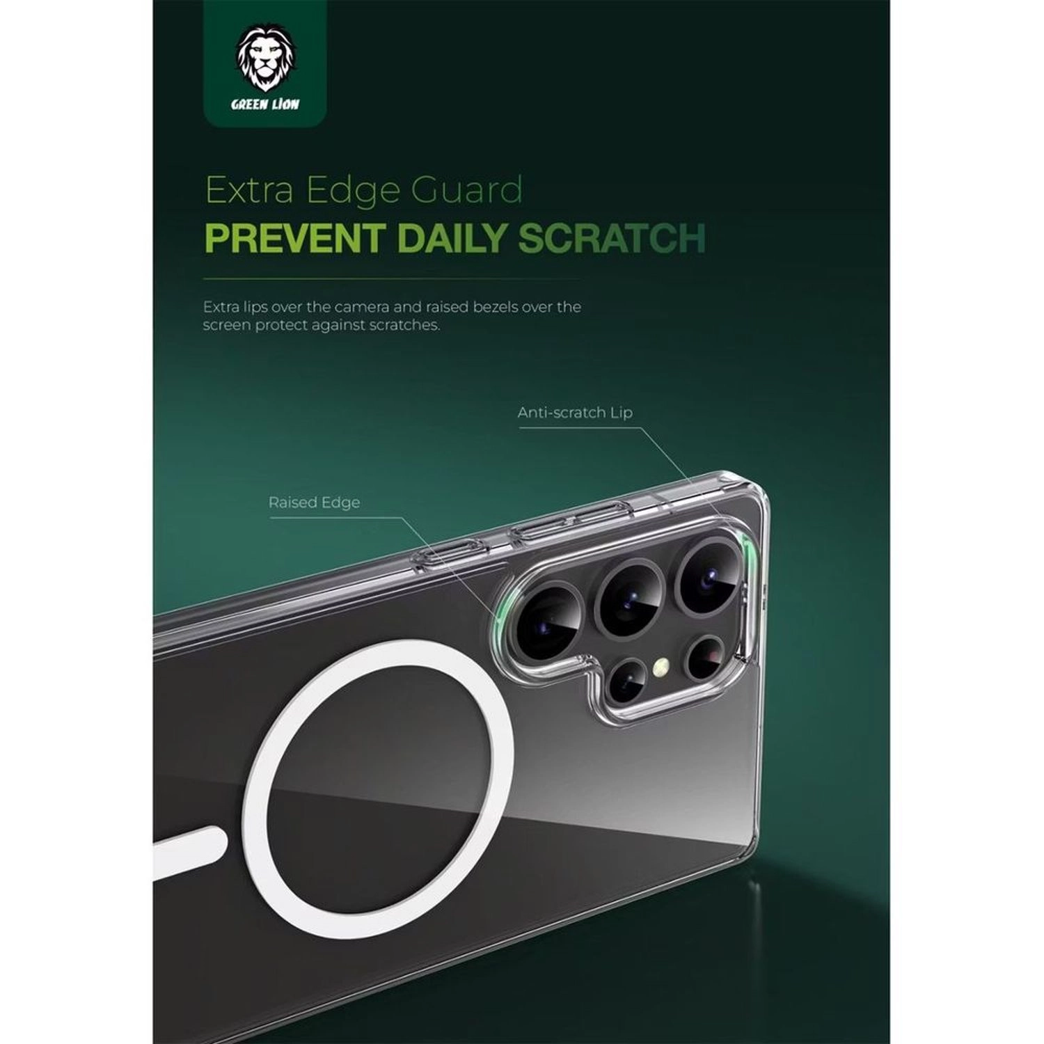 Crystal Clear Case with MagSafe for Samsung Galaxy S25