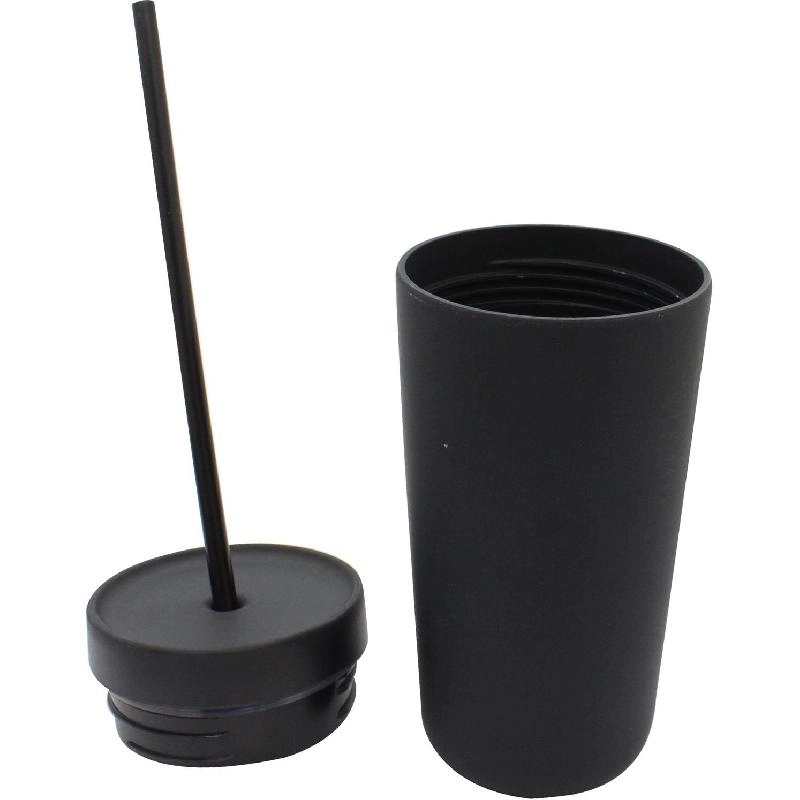 Bamboo Fibre Water Bottle - Straw 500 ml