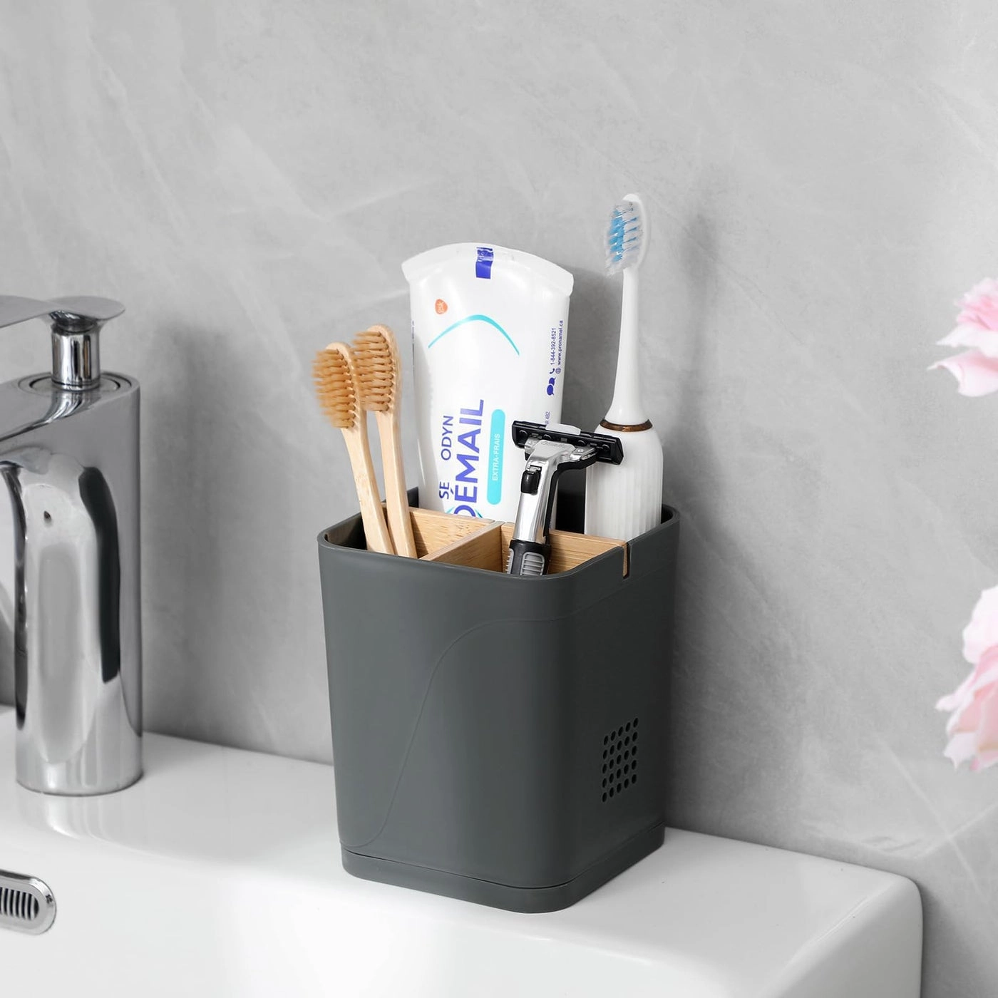 Electric Toothbrush Holder - 3 Slots Bathrooms