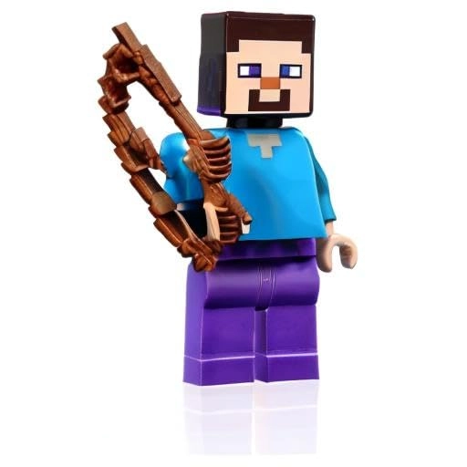 Minecraft - Steve + Alex + Zombie (min009-min010-min017) 3 pcs