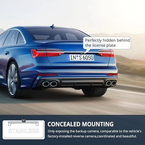 Stainless Steel License Plate Camera Mount - Universal Surface Mount