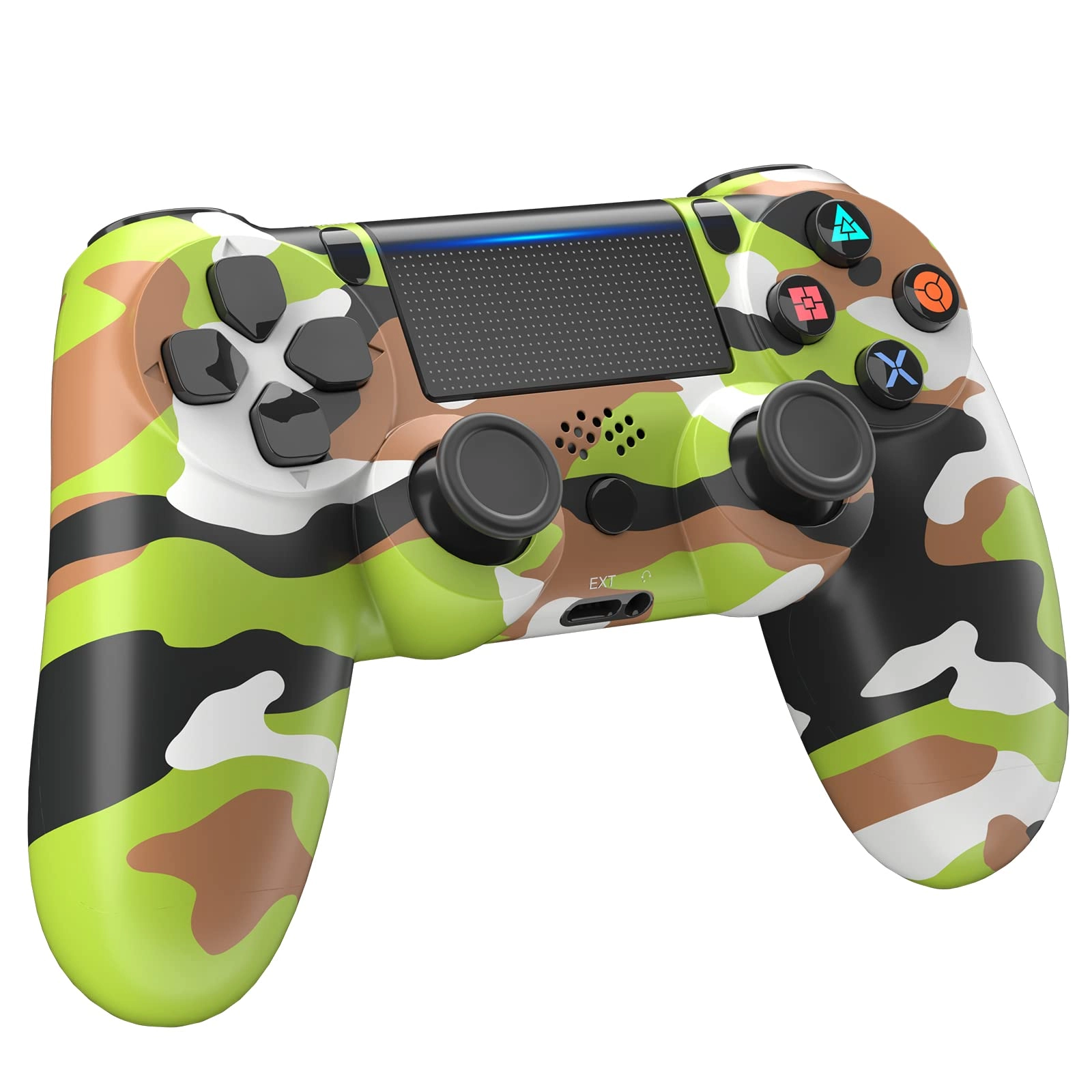 AutoYet PS4 Controller - Camouflage Green