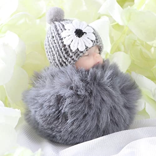Doll Pompom Keychain