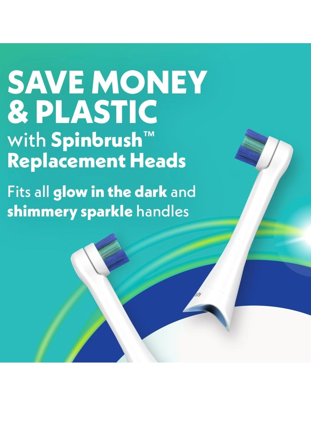 Kids Electric Toothbrush - Glow in The Dark Battery-Powered