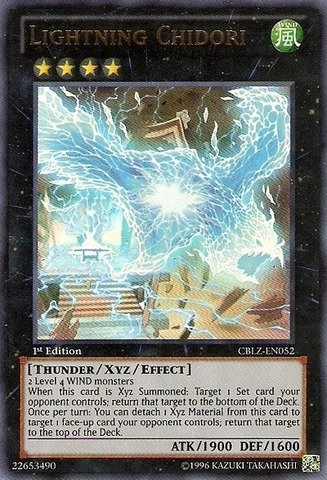 Yu-Gi-Oh! Lightning Chidori CBLZ-EN052 - English 1st Edition