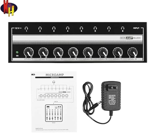HA800 - 8 Channel Headphone Amplifier