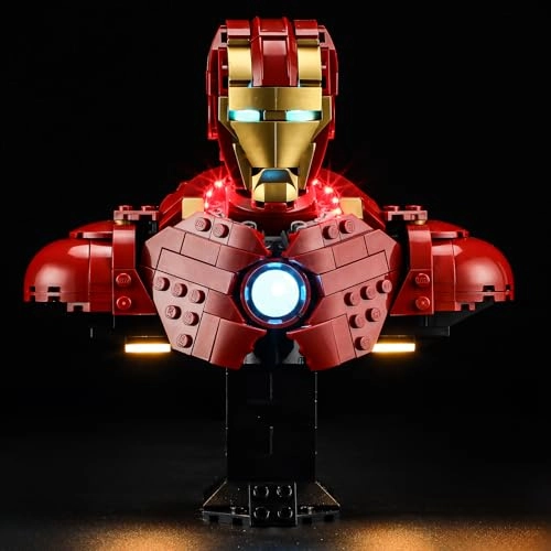 LED Light Kit for LEGO Iron Man MK4 Bust 76327