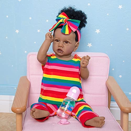 Reborn Baby Doll - 22 Inch Silicone Baby Girl Ages 3+