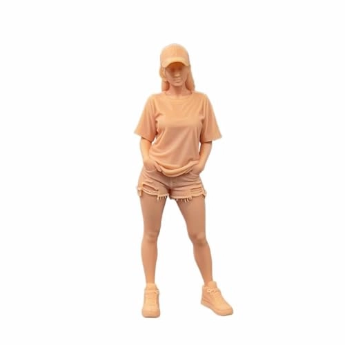 Figurine Trendy Hat Woman - 1/72