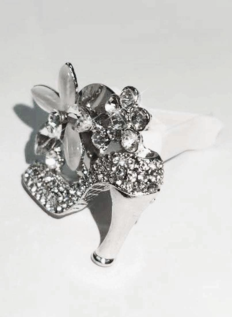 Bling Crystal High Heel Air Vent Clip + Bling Crystal Bag
