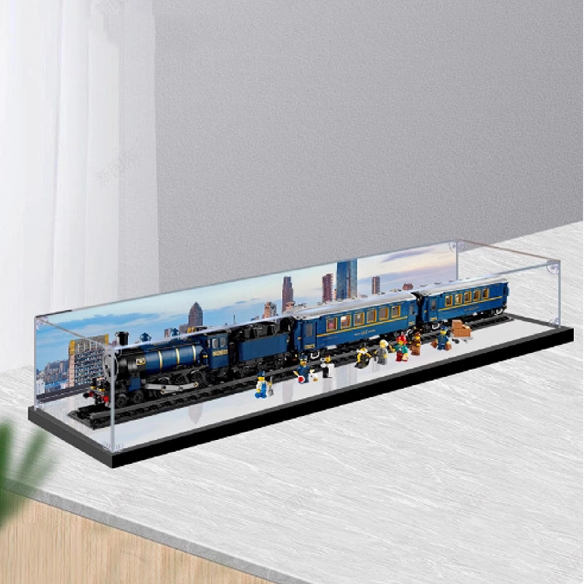 YUANZITIAN Acrylic Clear Display Case - Compatible with Lego 21344 Orient Express Model