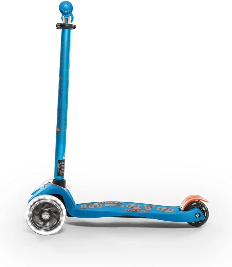 Maxi Deluxe 3-Wheel Kick Scooter – 120/80 mm LED