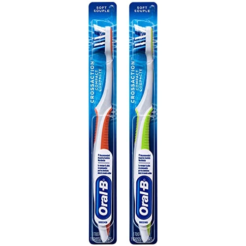CrossAction Compact Toothbrush - Soft 2-Piece Pack