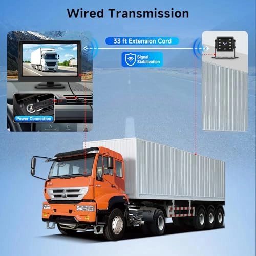 Car Reversing Camera Kit - Night Vision wired 1024*600