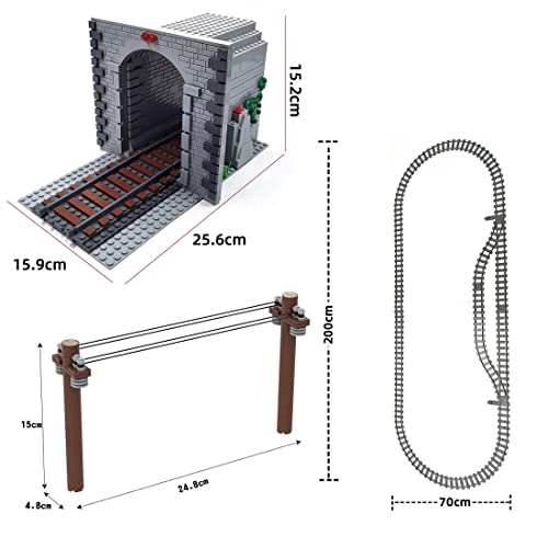 Technology Train Railway Kit - Compatible with Lego