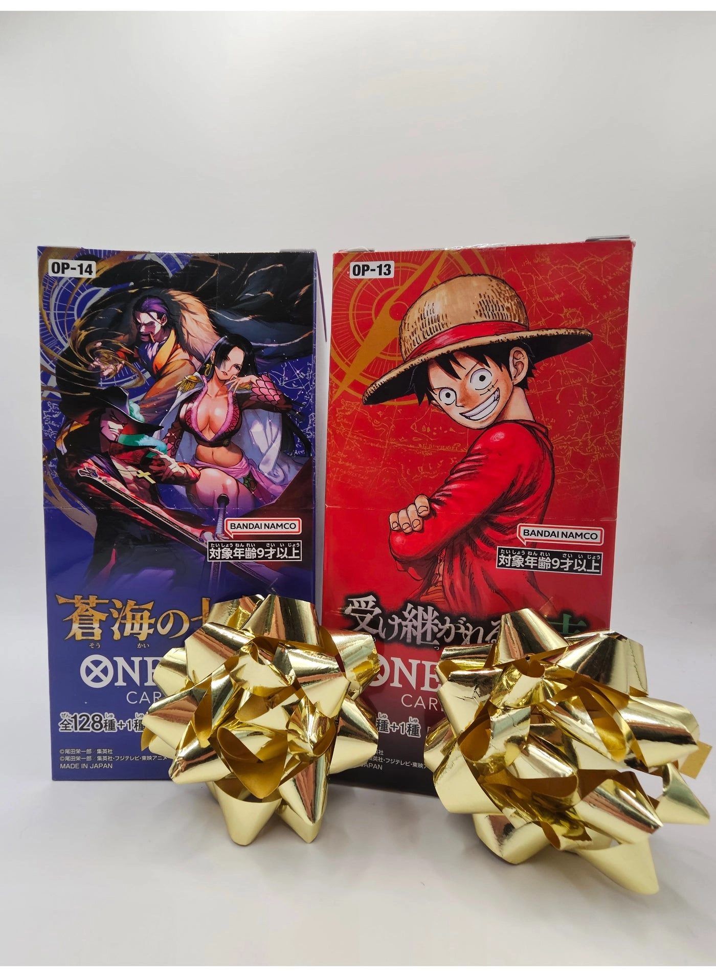 One Piece OP-13 + OP-14 - Japanese Christmas Bundle 2 Sealed Boxes