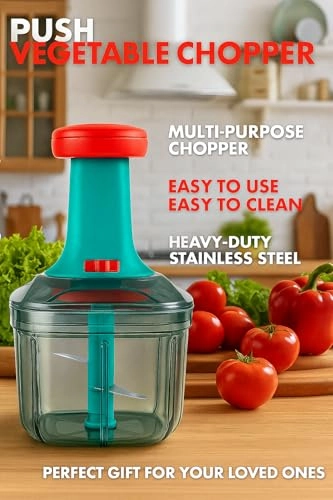 hand push vegetable chopper - 1 Liters 4