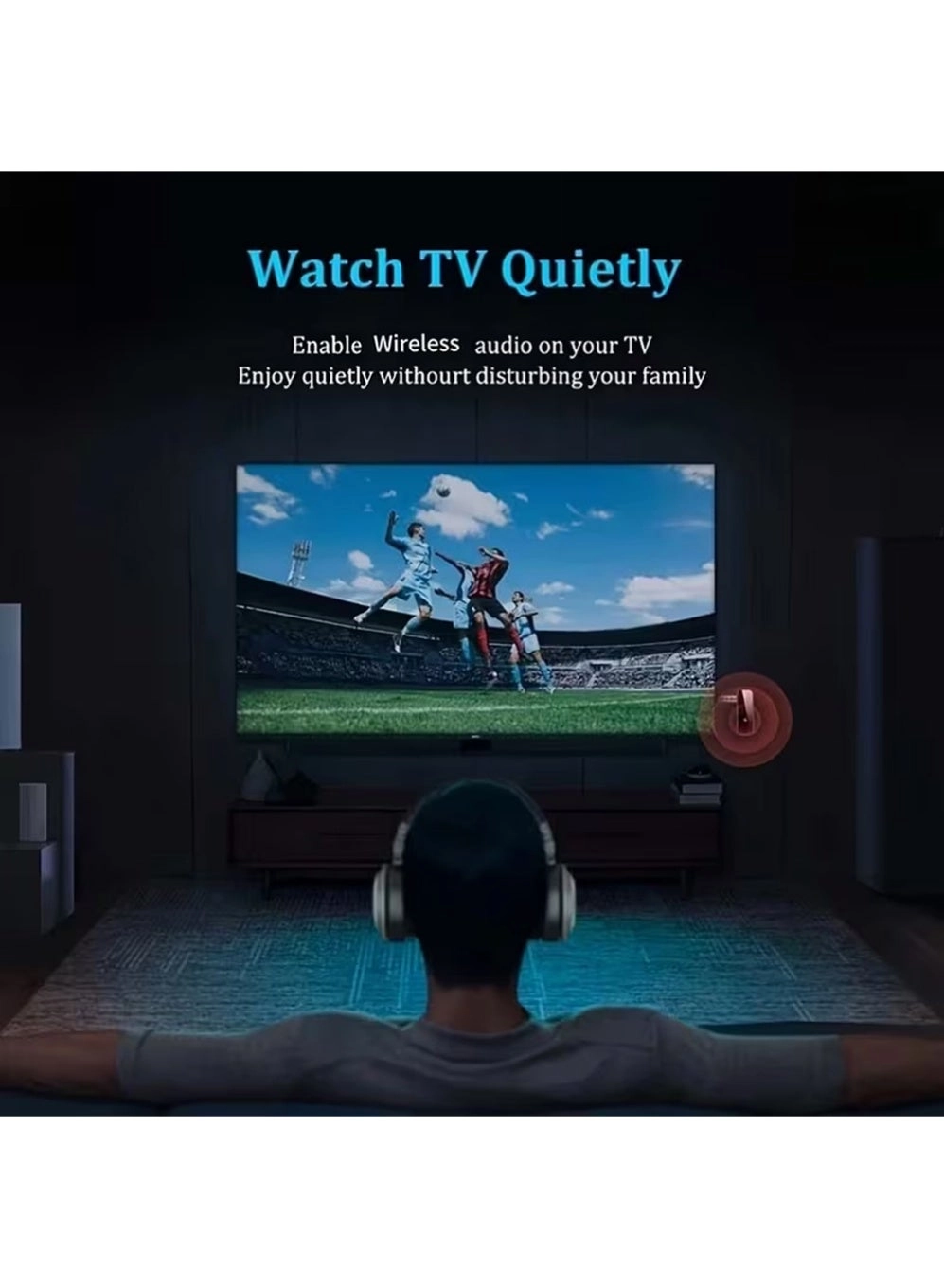 Bluetooth 5.0 Transmitter Receiver - 3.5mm Built-in battery