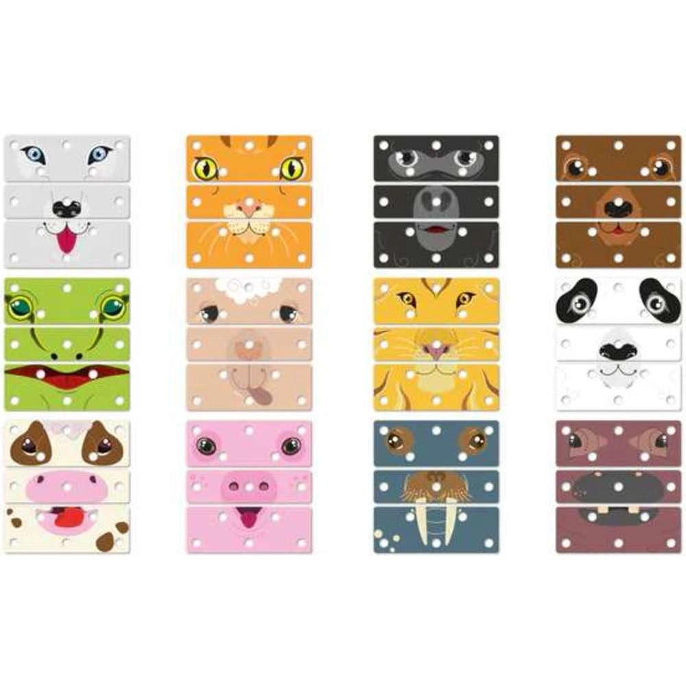 Guess The Animal Face Puzzle Set