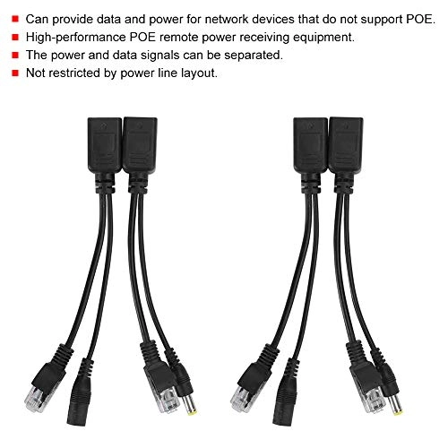 POE Splitter - 12V ≤13W 1×RJ45 IEEE 802.3af 10/100Mbps