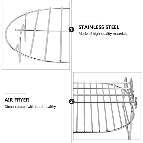 steaming rack - Stainless Steel 2pcs + grill rack