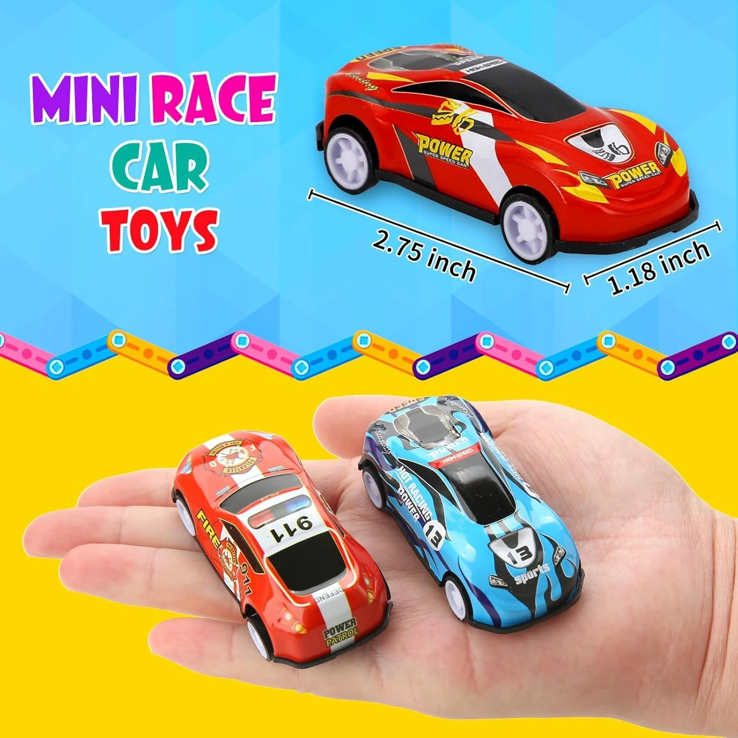 Racing Alloy Model Series - 1:64 Scale 6 Count